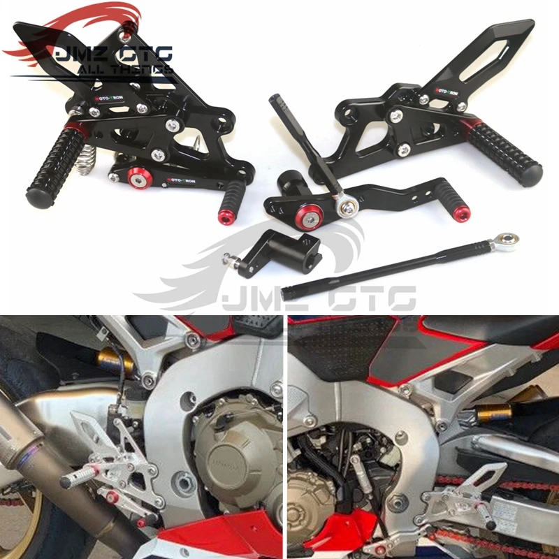 MOTO-TRON Motorcycle CNC Adjustable Rear Set Rearsets Footrest Foot Rest For HONDA CBR1000RR 2017-2018-2019
MOTO-TRON Motorcycle CNC Adjustable Rear Set Rearsets Footrest Foot Rest For HONDA CBR1000RR 2017-2018-2019