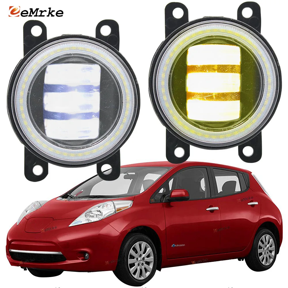LED Light for Nissan Leaf ZE0 2010 2011 2012-2016 2017 2in1 LED Angel Eyes DRL Daytime Running Lights Cut-Line Lens Fog Lights
LED Light for Nissan Leaf ZE0 2010 2011 2012-2016 2017 2in1 LED Angel Eyes DRL Daytime Running Lights Cut-Line Lens Fog Lights