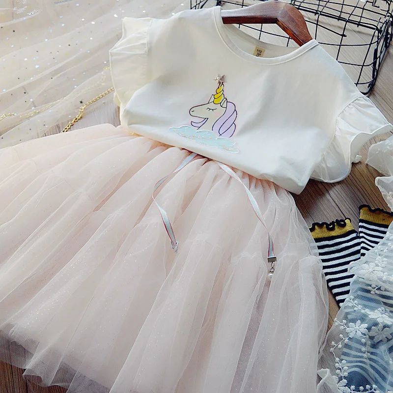 Kids Clothes Girls Summer Baby Girls Clothes Unicorn T-shirt+Skirt Set Tracksuit Suit Toddler Girls Outfits For Children Clothes 
Kids Clothes Girls Summer Baby Girls Clothes Unicorn T-shirt+Skirt Set Tracksuit Suit Toddler Girls Outfits For Children Clothes