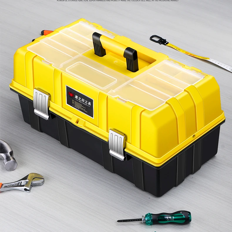 High Capacity Tool Case Bags Suitcase Household Large Electrician Hard Tool Case Portable Plastic Valise Outils Parts Box DM50TC
High Capacity Tool Case Bags Suitcase Household Large Electrician Hard Tool Case Portable Plastic Valise Outils Parts Box DM50TC