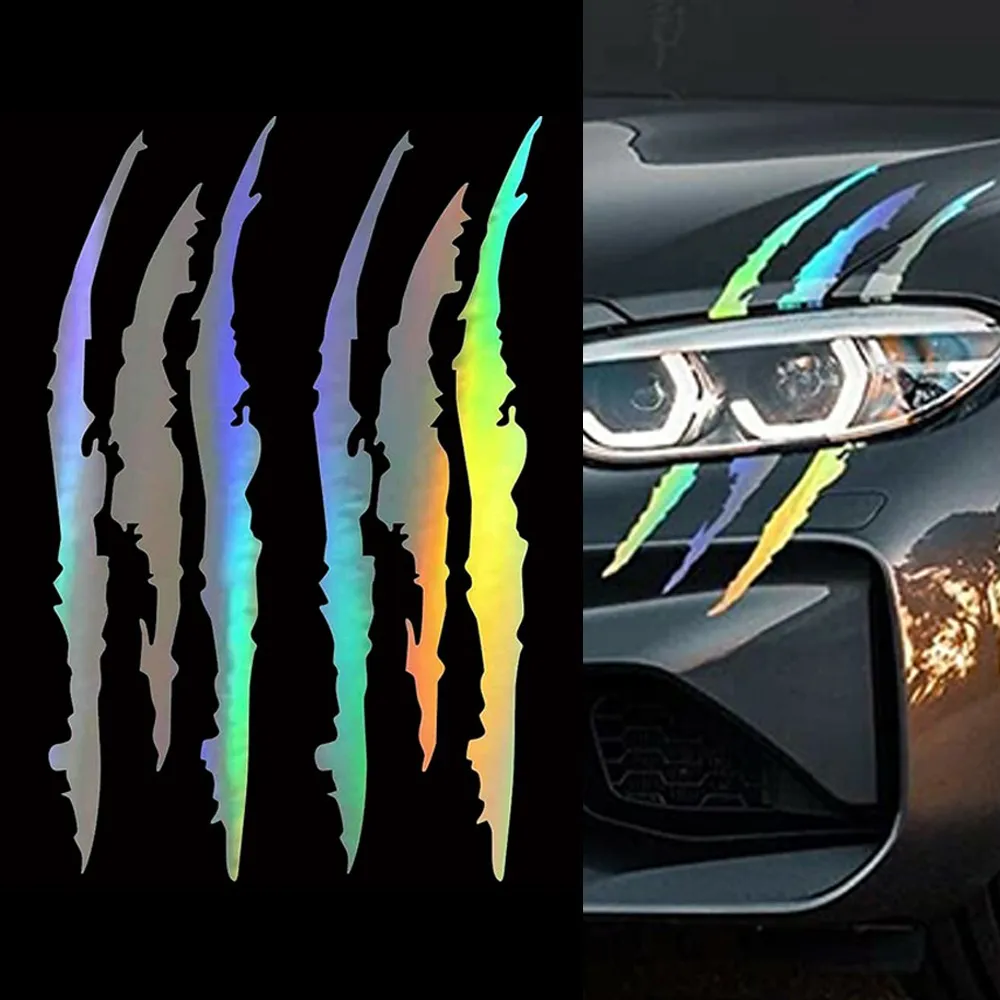 REFLECTIVE AUTO CAR HEADLIGHT MONSTER STICKERS Scratch Stripe Claw Vinyl Decal Stickers Wholesale Car & Truck Parts
REFLECTIVE AUTO CAR HEADLIGHT MONSTER STICKERS Scratch Stripe Claw Vinyl Decal Stickers Wholesale Car & Truck Parts