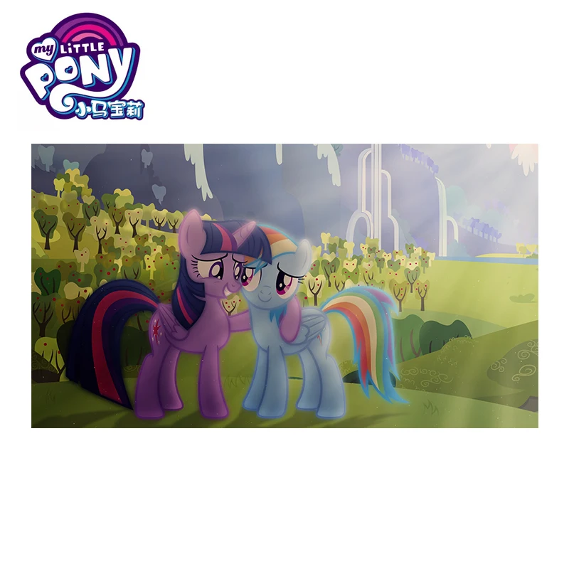 My Little Pony Friends Rainbow Horse Blue And Purple Canvas Painting Poster Family Murals Child Room Accessories Kids Gifts
My Little Pony Friends Rainbow Horse Blue And Purple Canvas Painting Poster Family Murals Child Room Accessories Kids Gifts
