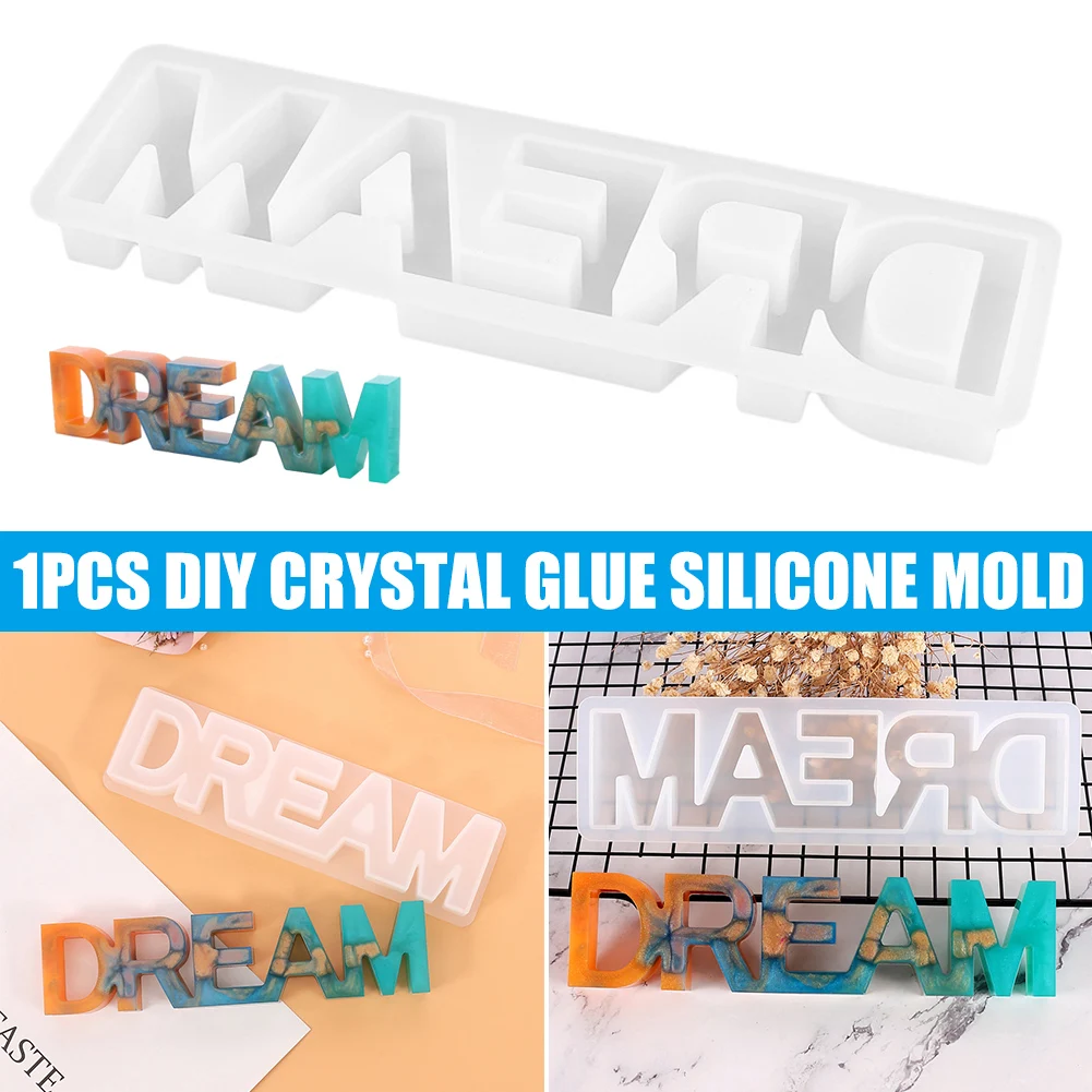 DREAM Sign Silicone Resin Casting Mold Jewelry Making Epoxy Mould Craft Tool DIY FPing 
DREAM Sign Silicone Resin Casting Mold Jewelry Making Epoxy Mould Craft Tool DIY FPing