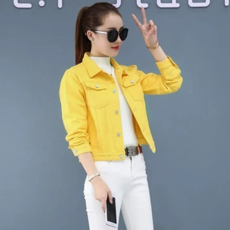 Jeans Jacket Coat Women Candy Color Loose Casual Short Denim Jackets Femme Trend Chaqueta Mujer Red Pink Casaco Jaqueta Feminina
Jeans Jacket Coat Women Candy Color Loose Casual Short Denim Jackets Femme Trend Chaqueta Mujer Red Pink Casaco Jaqueta Feminina