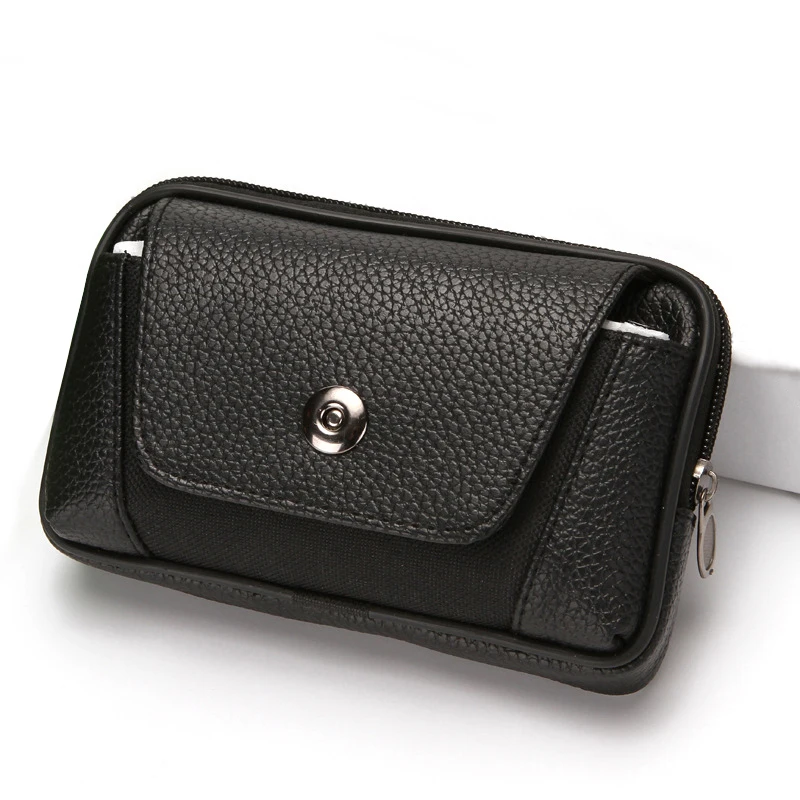 Men Fanny Pack Mobile Phone Bags Black Color Hasp Zipper Male Coin Purse Burse Good Quality Bag Waist Packs Casual Man Purse
Men Fanny Pack Mobile Phone Bags Black Color Hasp Zipper Male Coin Purse Burse Good Quality Bag Waist Packs Casual Man Purse