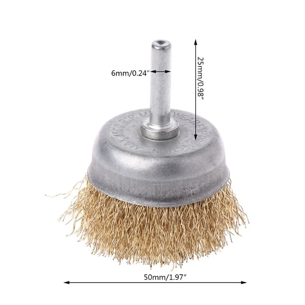 Brushes Cleaning Electric Grinder Grinding Head Rust Removal Wire Brush Bowl Type Garden Hand Tools Tools Hot Sale
Brushes Cleaning Electric Grinder Grinding Head Rust Removal Wire Brush Bowl Type Garden Hand Tools Tools Hot Sale