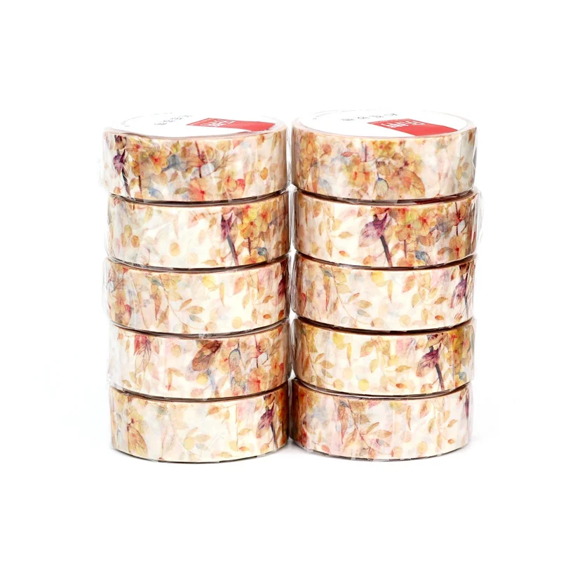10pcs/Lot Decorative Cute Plant Fall Leaves Japanese Paper Washi Tapes Planner Adhesive Masking Tape Stationery
10pcs/Lot Decorative Cute Plant Fall Leaves Japanese Paper Washi Tapes Planner Adhesive Masking Tape Stationery