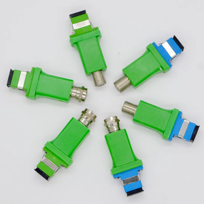 New 10pcs/lot CATV Optical Fiber Receiver FTTH 1550nm SC PC/APC Passive Adapter Opto-Signal Converter Inch F Male/Female Output
New 10pcs/lot CATV Optical Fiber Receiver FTTH 1550nm SC PC/APC Passive Adapter Opto-Signal Converter Inch F Male/Female Output