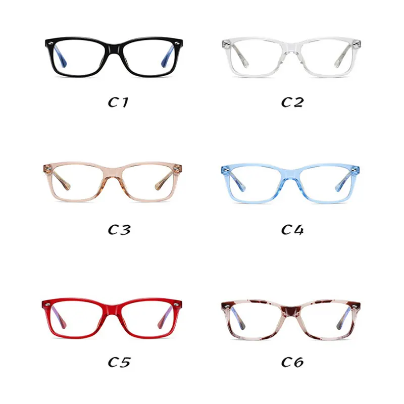2020 Unisex Anti Blue Light Blocking Glasses TR90 Women Square Optical Computer Reading Eyeware Myopia Glasses Frame Men UV400 
2020 Unisex Anti Blue Light Blocking Glasses TR90 Women Square Optical Computer Reading Eyeware Myopia Glasses Frame Men UV400