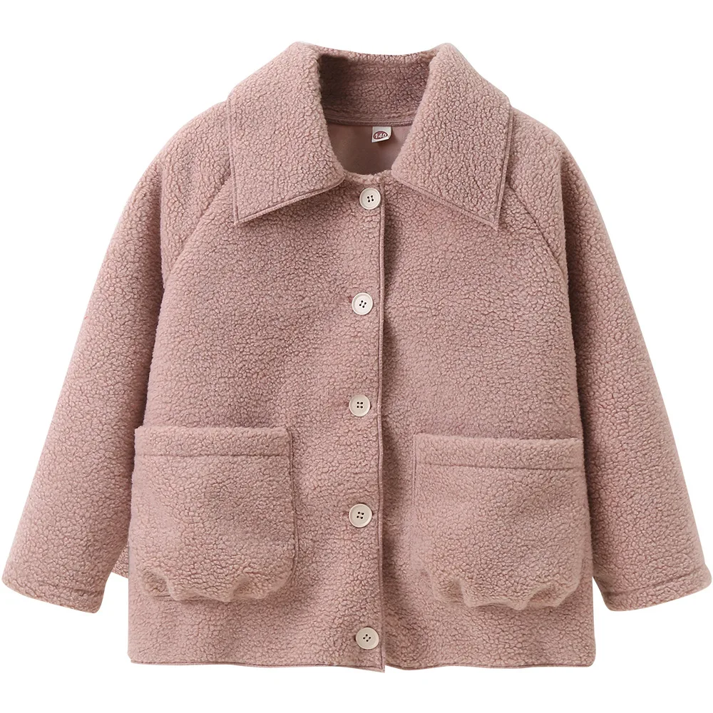 Children's Jackets Girls Lamb Fur Jackets Plus Velvet Padded Jacket Winter Coat Girls Pink Clothes Leisure Short Coat 2021 New
Children's Jackets Girls Lamb Fur Jackets Plus Velvet Padded Jacket Winter Coat Girls Pink Clothes Leisure Short Coat 2021 New