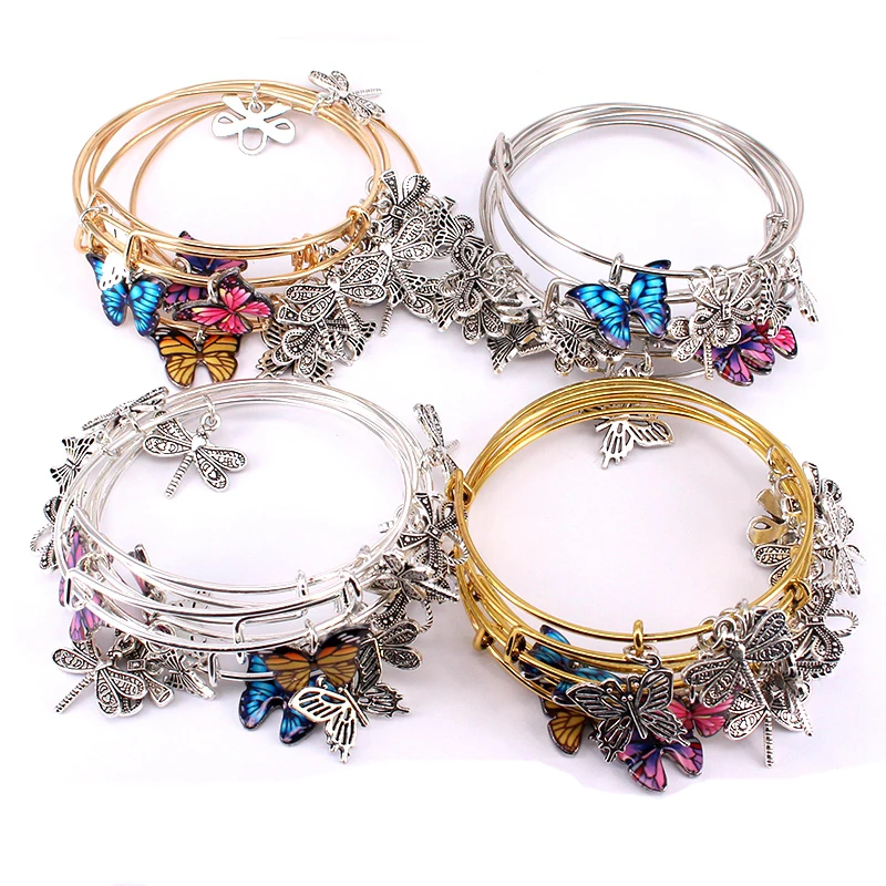 5pcs Bangle Set Wire Bracelets for Women Girls Jewllery Butterfly Dragonfly Bow Charms Bangles Cuff Jewlery C044
5pcs Bangle Set Wire Bracelets for Women Girls Jewllery Butterfly Dragonfly Bow Charms Bangles Cuff Jewlery C044