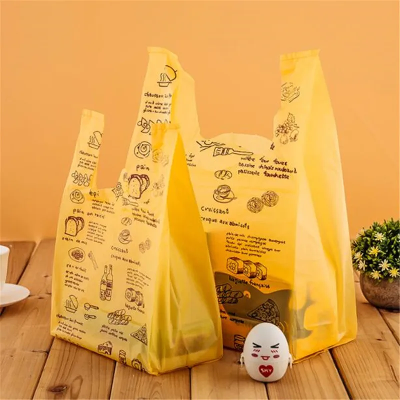 50Pcs/Lot Plastic Bags Packaging Handle Party Supplies Big Plastic Bag Shops For Bread Gift Bags With Handles Food Pouches Cake
50Pcs/Lot Plastic Bags Packaging Handle Party Supplies Big Plastic Bag Shops For Bread Gift Bags With Handles Food Pouches Cake