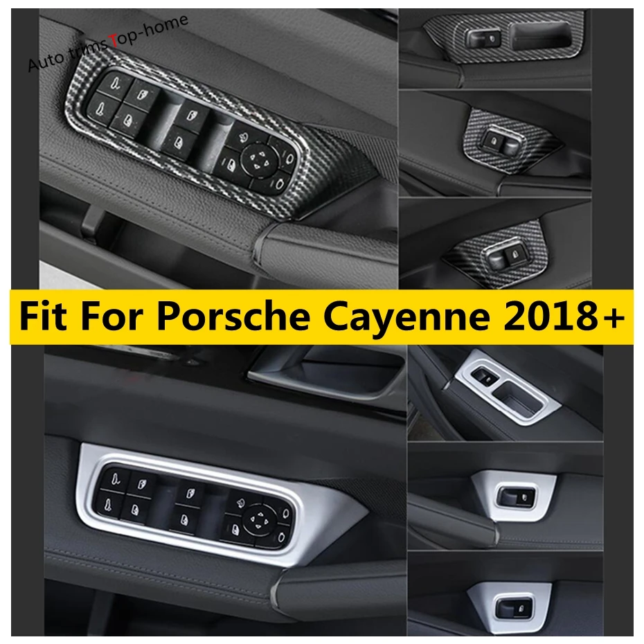 Yimaautotrims Matte / Red / Carbon Fiber Look Interior For Porsche Cayenne 2018- 2021 Door Armrest Window Lift Button Cover Trim
Yimaautotrims Matte / Red / Carbon Fiber Look Interior For Porsche Cayenne 2018- 2021 Door Armrest Window Lift Button Cover Trim