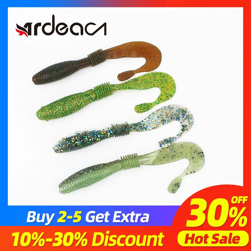 Ardea Soft Lures 110mm 7.8g Curly Silicone Worm Wobblers Bait tail Double Color Swimbait Bass Baitfishing Fishing Tackle
Ardea Soft Lures 110mm 7.8g Curly Silicone Worm Wobblers Bait tail Double Color Swimbait Bass Baitfishing Fishing Tackle