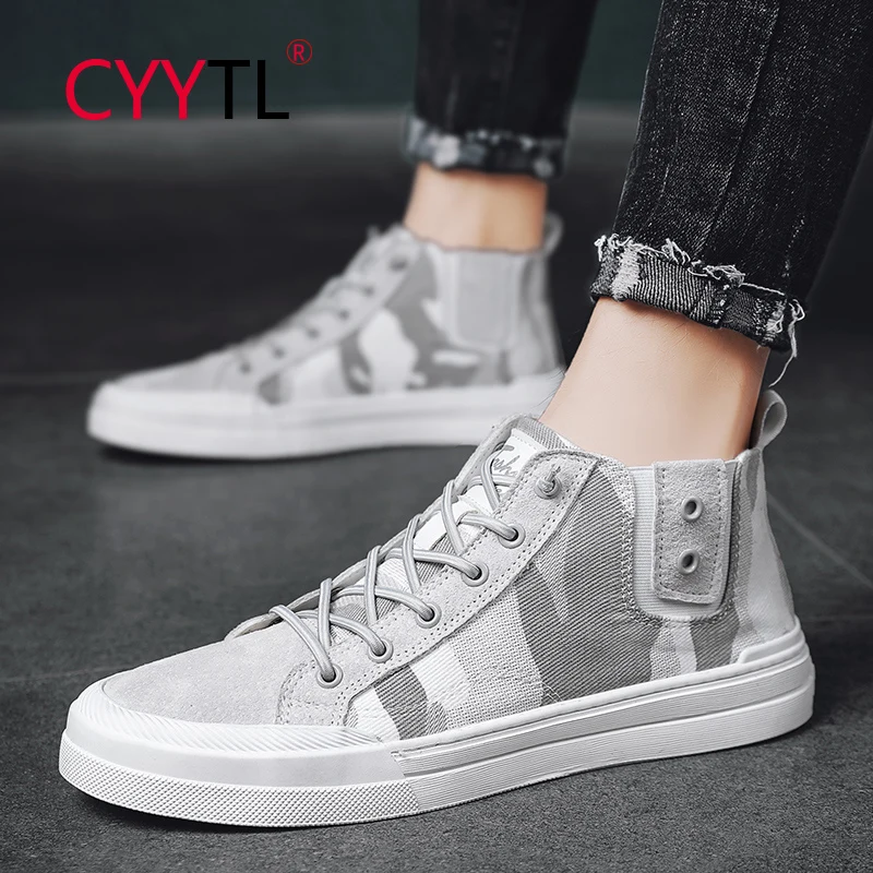 CYYTL High Top Men Sneakers Canvas Trend Casual Fashion Shoes Outdoor Sports Tennis Male Comfort Boys Students Antiskid Flats
CYYTL High Top Men Sneakers Canvas Trend Casual Fashion Shoes Outdoor Sports Tennis Male Comfort Boys Students Antiskid Flats