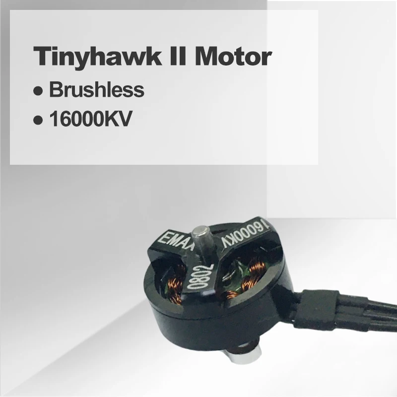 Высококачественный Бесколлекторный двигатель EMAX 0802 16000KV для Tinyhawk II аксессуар