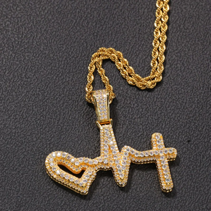 KristenCo New Hip Hop Necklace ECG Zircon Pendant Necklace 24 Inch Chain Length Free Shipping Jewelry Gift
KristenCo New Hip Hop Necklace ECG Zircon Pendant Necklace 24 Inch Chain Length Free Shipping Jewelry Gift