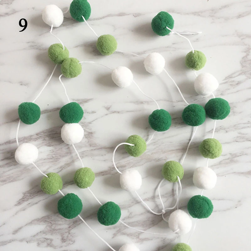 2M Hanging Ball Balls String Home Decoration Wool Felt Ball Kids Baby Girl Room Wall Decor Ornament Fur Ball Garland Party
2M Hanging Ball Balls String Home Decoration Wool Felt Ball Kids Baby Girl Room Wall Decor Ornament Fur Ball Garland Party