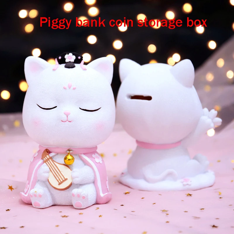 Creative Coin Storage Box Piggy Bank Decoration Resin Children Piggy Bank Meow Series Girl Heart Piggy Bank Piggy Bank
Creative Coin Storage Box Piggy Bank Decoration Resin Children Piggy Bank Meow Series Girl Heart Piggy Bank Piggy Bank