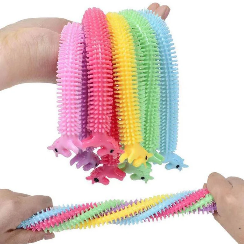 5Pcs Funny Decompression Pressure Relief Toy Cute Worm Noodle Stretch String TPR Rope Anti Stress Toys or Kid Adult Party Favors
5Pcs Funny Decompression Pressure Relief Toy Cute Worm Noodle Stretch String TPR Rope Anti Stress Toys or Kid Adult Party Favors
