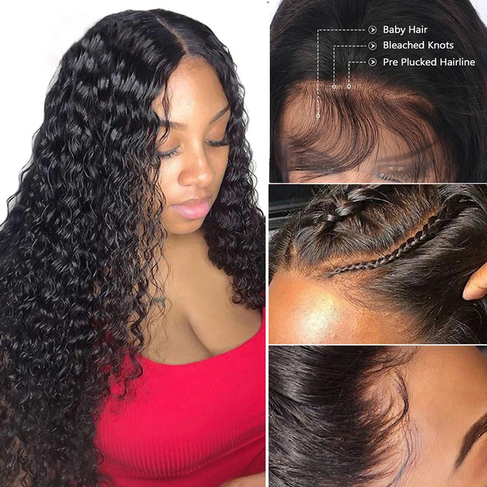 Malaysian T Part Deep Curly HD Lace Front Human Hair Wigs For Women 4x4 Wet And Wavy Curly Human Hair Deep Wave Lace Closure Wig
Malaysian T Part Deep Curly HD Lace Front Human Hair Wigs For Women 4x4 Wet And Wavy Curly Human Hair Deep Wave Lace Closure Wig