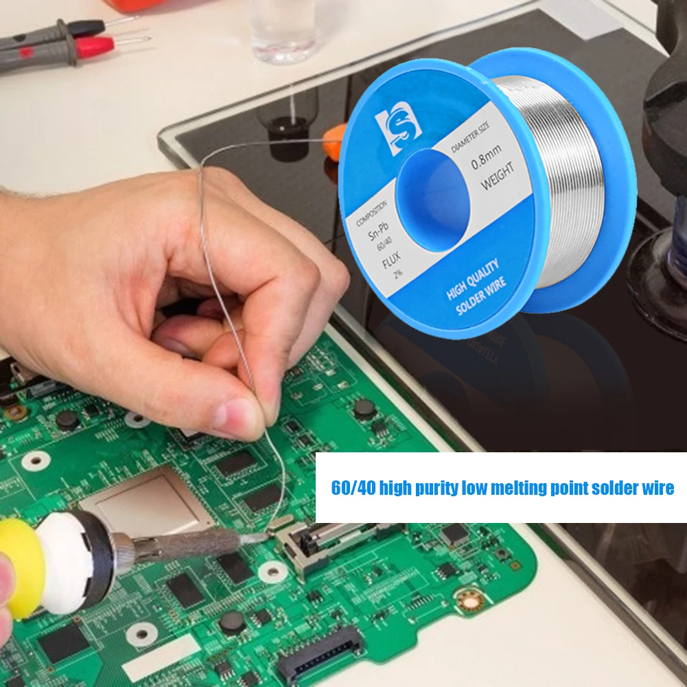 Solder Wire High Purity Welding Tin Wire for Cell Phone Motherboard Repair Solder Low Melting Point Welding Core Tin Wire
Solder Wire High Purity Welding Tin Wire for Cell Phone Motherboard Repair Solder Low Melting Point Welding Core Tin Wire