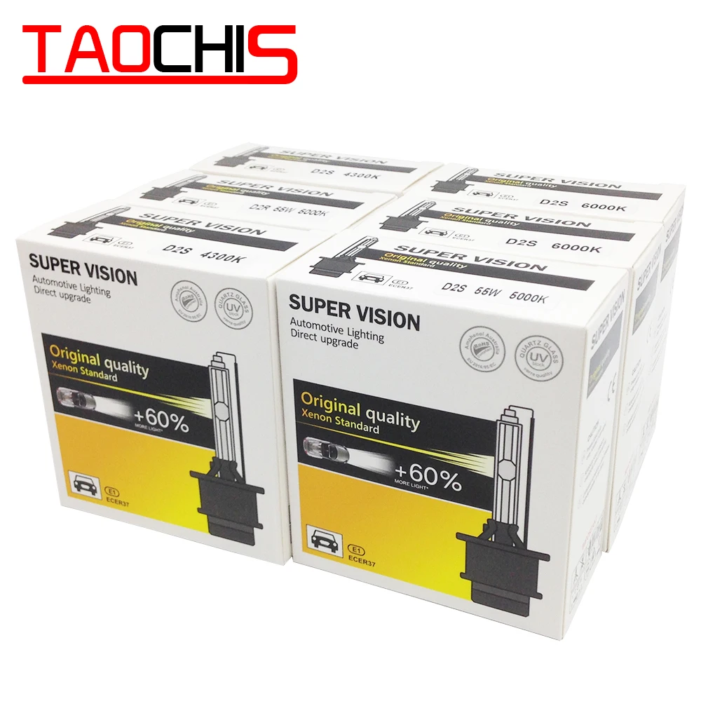 Сменный ксеноновый светильник TAOCHIS 12 В 35 Вт D2S D2R D1S D1R D3S D3R|auto lamp|xenon bulbhid d2s |