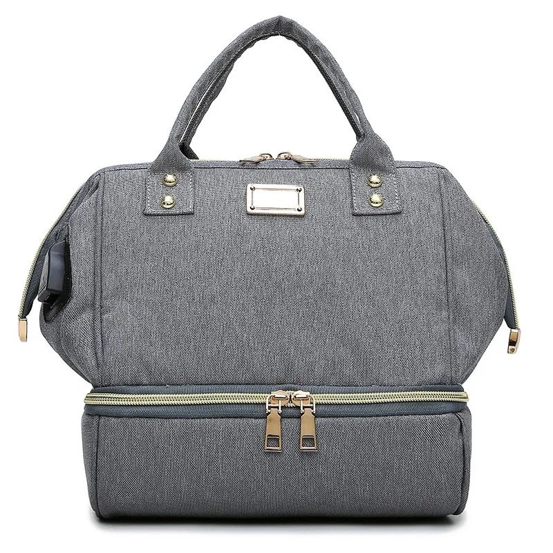 Two Layers Keep Warm Diaper Bags Backpack Multifunctional Waterproof Oxford Mommy Bag Modern Solid Women Maternity Nappy Handbag
Two Layers Keep Warm Diaper Bags Backpack Multifunctional Waterproof Oxford Mommy Bag Modern Solid Women Maternity Nappy Handbag