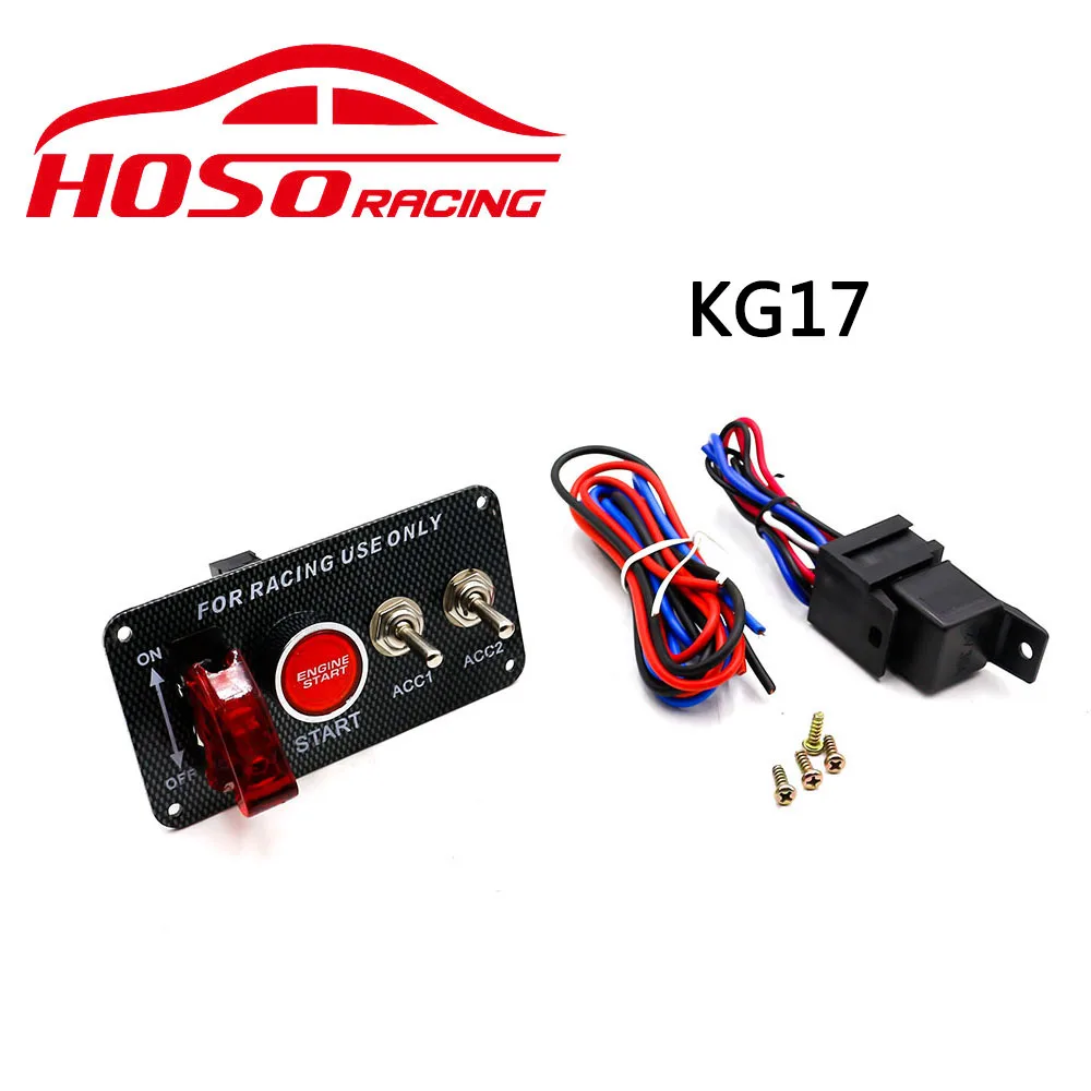 Car Accessories 12V LED Ignition Switch Panel for Racing Car Engine Start Push Button LED Toggle Switch Carbon Fiber For Hoda
Car Accessories 12V LED Ignition Switch Panel for Racing Car Engine Start Push Button LED Toggle Switch Carbon Fiber For Hoda