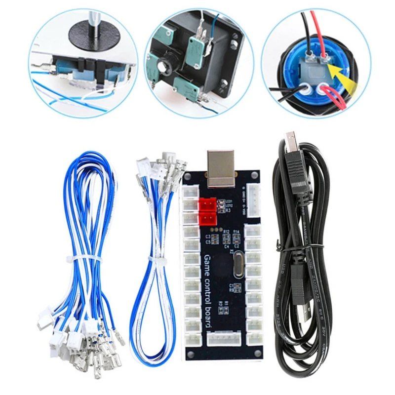 DIY Zero Delay Arcade USB Encoder PC to Joystick for Mame Jamma & Other Games 875D
DIY Zero Delay Arcade USB Encoder PC to Joystick for Mame Jamma & Other Games 875D