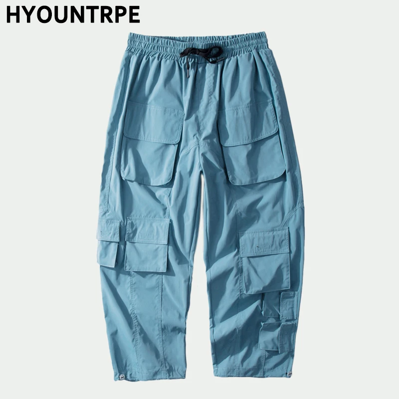 Mens Patchwork Cargo Pocket Harem Pants Casual Solid Color Elastic Waist Joggers Streetwear Hip Hop Ankle Drawstring Trousers
Mens Patchwork Cargo Pocket Harem Pants Casual Solid Color Elastic Waist Joggers Streetwear Hip Hop Ankle Drawstring Trousers