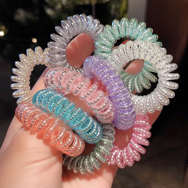 Free shipping High Quality Transparent bead phone line hair ring head rope rubber band hair accessories female not hurt hair
Free shipping High Quality Transparent bead phone line hair ring head rope rubber band hair accessories female not hurt hair