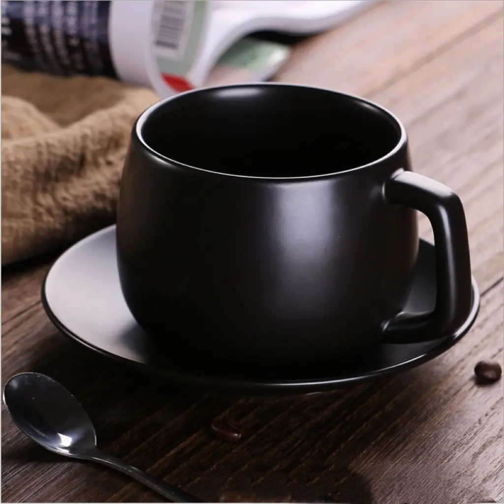 Luxury European style frosted glaze coffee cup and saucer ceramic cup milk mug coffee mug fall mug
Luxury European style frosted glaze coffee cup and saucer ceramic cup milk mug coffee mug fall mug