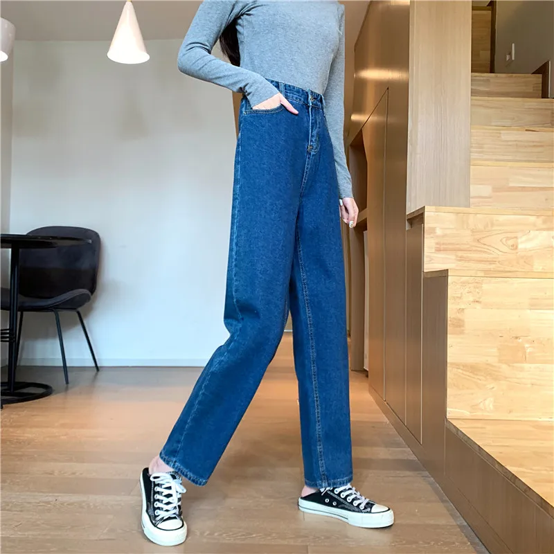 2021 Spring Summer Casual High Waist Loose Daily Washed Harajuku Streetwear Chic New Women Jeans Plus Size 4XL Solid Denim
2021 Spring Summer Casual High Waist Loose Daily Washed Harajuku Streetwear Chic New Women Jeans Plus Size 4XL Solid Denim