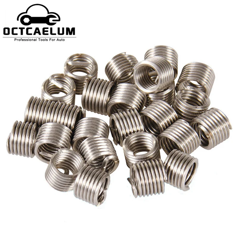25PCS M10 x 1.5 x 13.5mm Auto Thread Repair Helical Coil Wire Inserts Tool For Helicoil Motorcycle Garage Tools ST0059F1
25PCS M10 x 1.5 x 13.5mm Auto Thread Repair Helical Coil Wire Inserts Tool For Helicoil Motorcycle Garage Tools ST0059F1