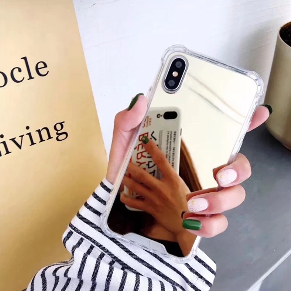 Full View Mirror Case for iphone 11 Pro MAX 6 6s 8 7 Plus 12 X XS Max XR Shockproof Soft Phone Back Cover 
Full View Mirror Case for iphone 11 Pro MAX 6 6s 8 7 Plus 12 X XS Max XR Shockproof Soft Phone Back Cover