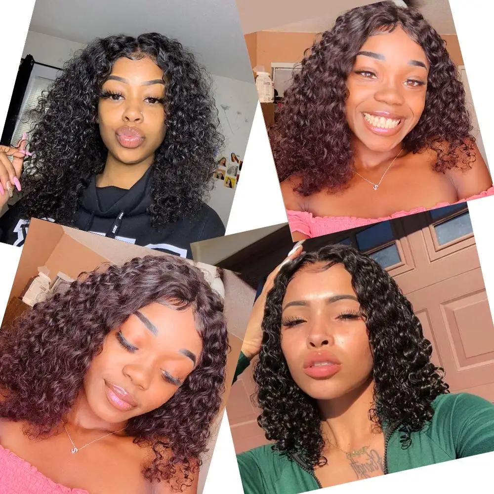 Lace Front Human Hair Wigs Water Wave Closure Wig Pre Plucked With Natural Hairline 13x5x2 T Part Transparent Lace Frontal Wig 
Lace Front Human Hair Wigs Water Wave Closure Wig Pre Plucked With Natural Hairline 13x5x2 T Part Transparent Lace Frontal Wig