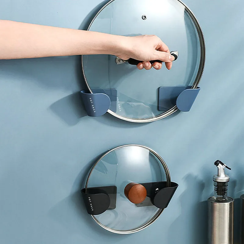 2pcs/Set Pot Lid Holder Wall-Mounted Hanging Holder for Pan Pot Cover Rack Kitchen Organizer Plastic Kitchen Storage Rack
2pcs/Set Pot Lid Holder Wall-Mounted Hanging Holder for Pan Pot Cover Rack Kitchen Organizer Plastic Kitchen Storage Rack