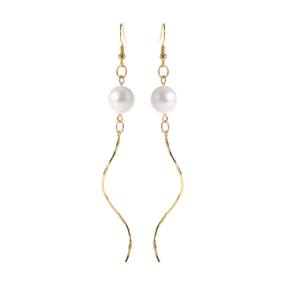 Freshwater Pearl Boucle D'oreille Femme 2021 Copper-Plated Korean-Style Popular Simple Earrings Crystal Earrings Ornament 
Freshwater Pearl Boucle D'oreille Femme 2021 Copper-Plated Korean-Style Popular Simple Earrings Crystal Earrings Ornament