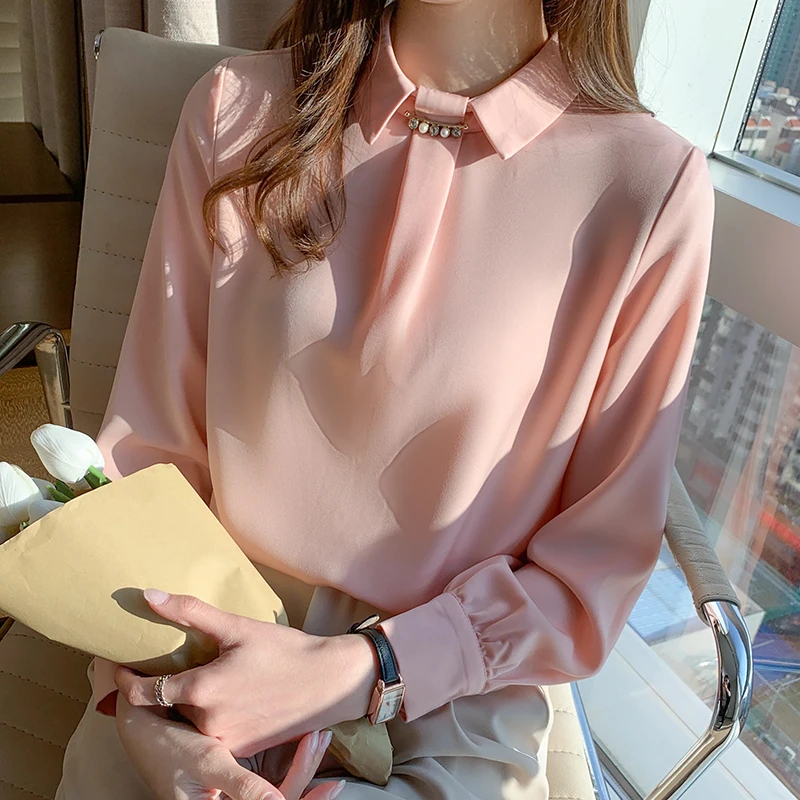 JXMYY Women's long-sleeved shirts 2021 spring new Korean style Western style design niche fashion high-end satin top T:1228
JXMYY Women's long-sleeved shirts 2021 spring new Korean style Western style design niche fashion high-end satin top T:1228