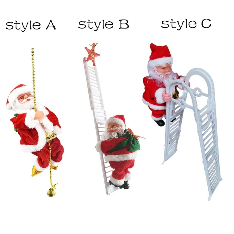2021 Santa Claus Decoration Electronic Toys Kids Doll Toys Christmas Musical Climbing Ladder Gift Home Office Decoration
2021 Santa Claus Decoration Electronic Toys Kids Doll Toys Christmas Musical Climbing Ladder Gift Home Office Decoration