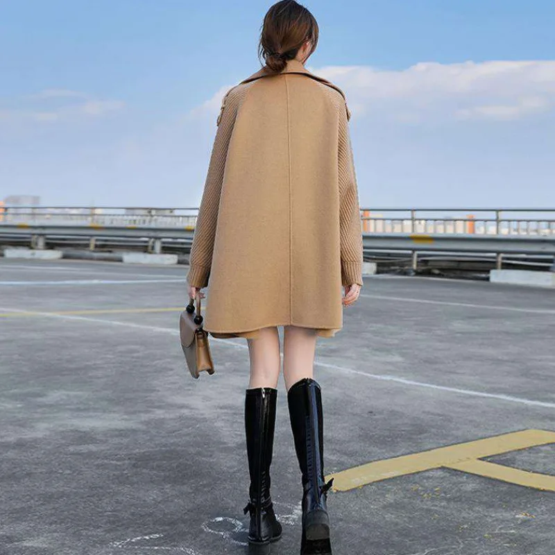 2020 Autumn And Winter New Camel High-End Woolen Coat Female Hepburn Spell Elegant Cute Ins Korean Version
2020 Autumn And Winter New Camel High-End Woolen Coat Female Hepburn Spell Elegant Cute Ins Korean Version