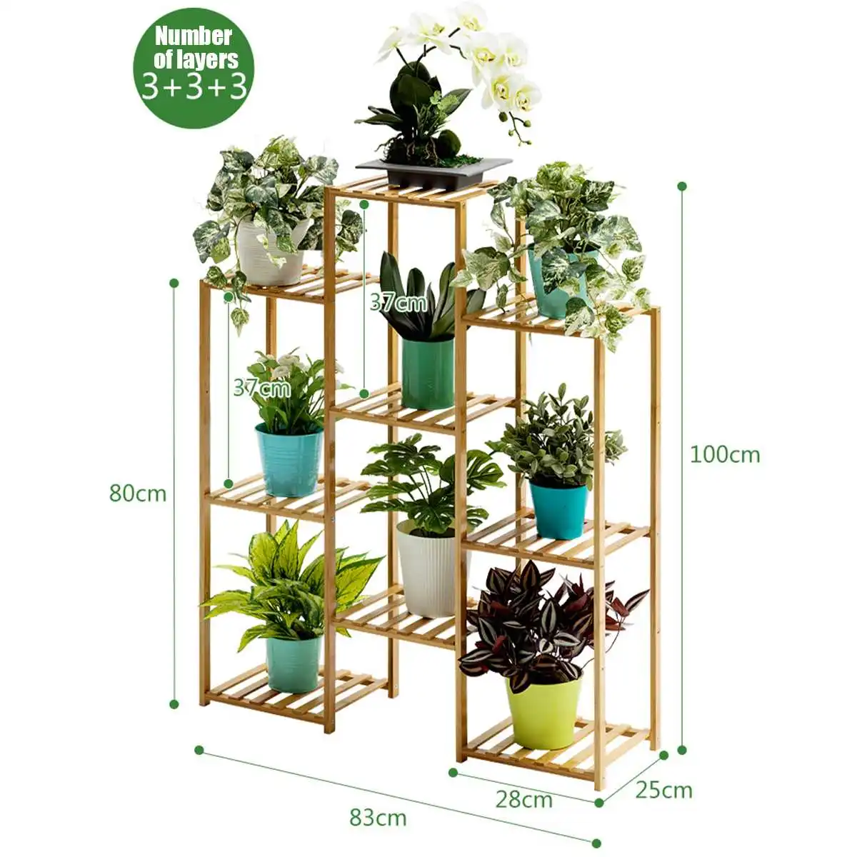 Multi-tiers Flower Plant Holder Stand Rack Wooden Plant Stand Balcony Garden Flower Stand Bonsai Display Shelf Dekoration
Multi-tiers Flower Plant Holder Stand Rack Wooden Plant Stand Balcony Garden Flower Stand Bonsai Display Shelf Dekoration