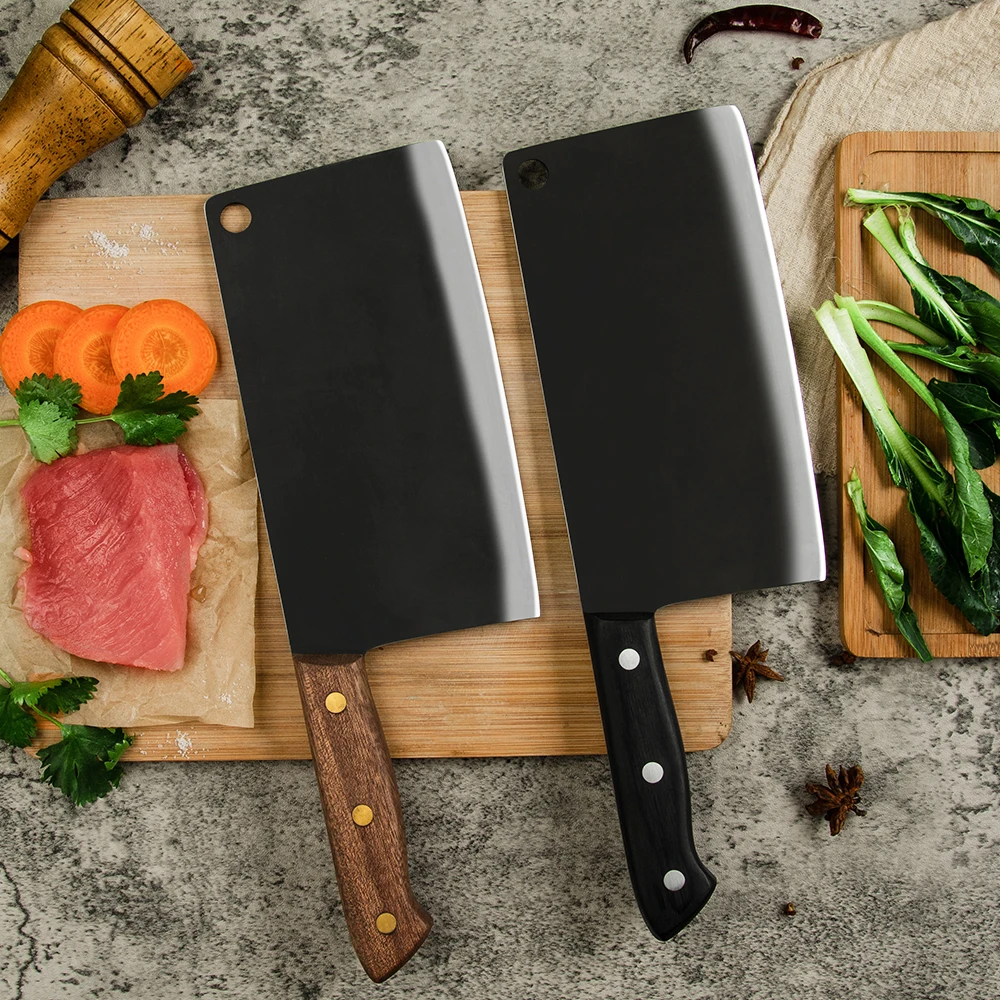XYj Full Tang Chinese Kitchen Knife 7.5 Inch Cleaver Vegetable Knives Stainless Steel Wide Black Blade Chef Chopping Chef Knife
XYj Full Tang Chinese Kitchen Knife 7.5 Inch Cleaver Vegetable Knives Stainless Steel Wide Black Blade Chef Chopping Chef Knife
