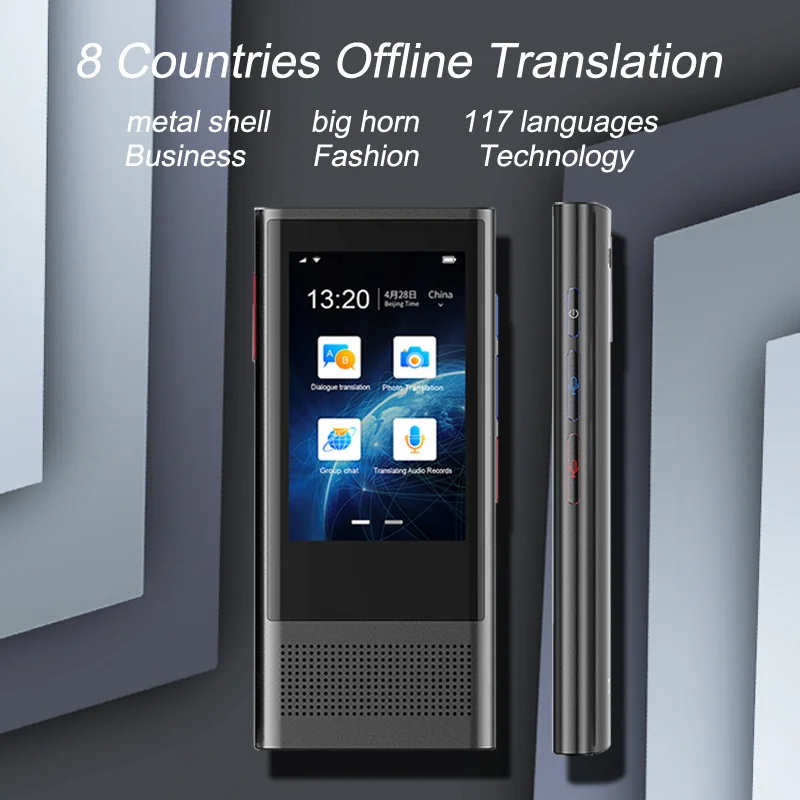 Boeleo BF301(W1 3.0) 2.8 inch Screen Smart Voice Translator Support 117 Languages Inter-Translation for Business Travel 1GB+8GB
Boeleo BF301(W1 3.0) 2.8 inch Screen Smart Voice Translator Support 117 Languages Inter-Translation for Business Travel 1GB+8GB
