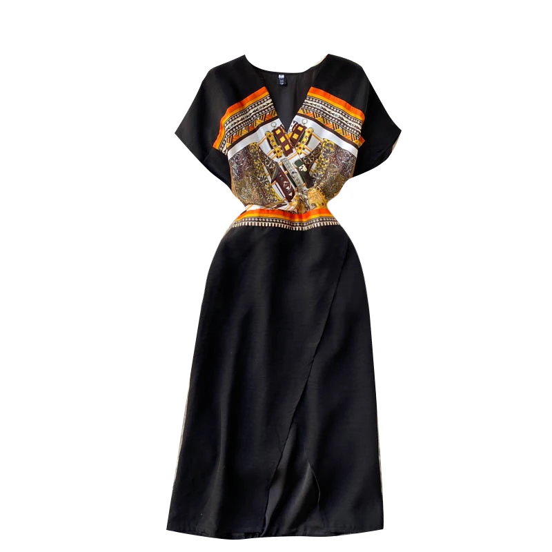 fashion wind printed raglan sleeve v-neck palace restoring ancient ways irregularly split careful machine women dress
fashion wind printed raglan sleeve v-neck palace restoring ancient ways irregularly split careful machine women dress