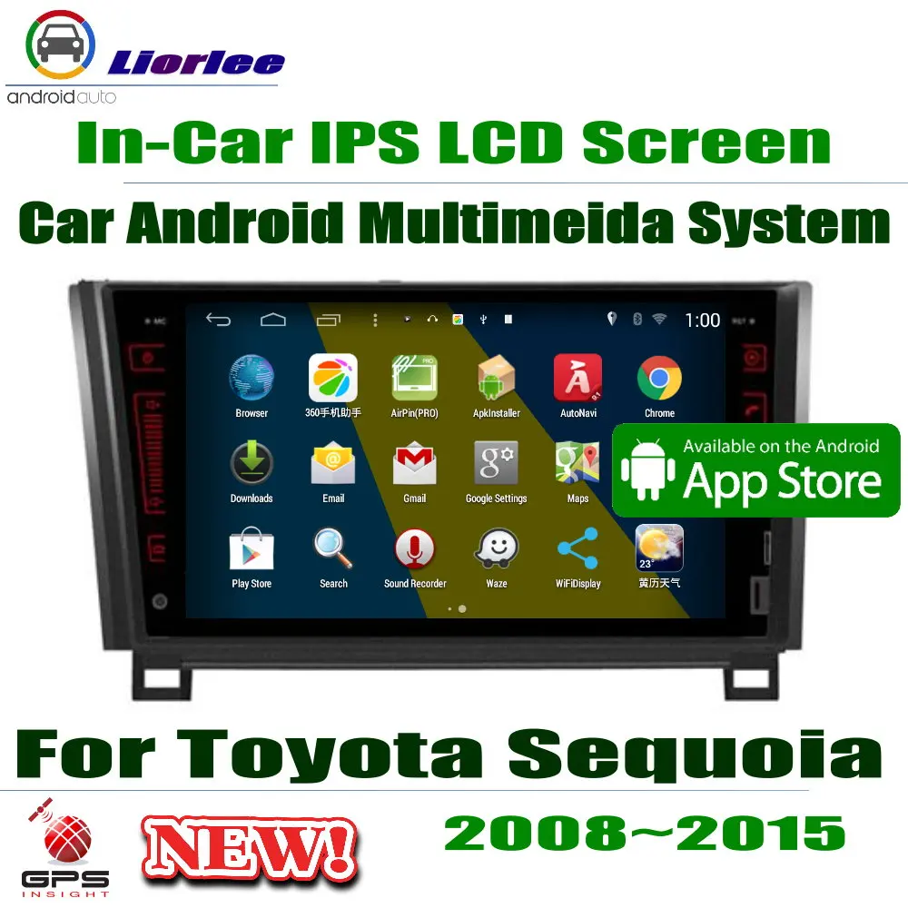 Автомобильный мультимедийный плеер на Android для Toyota Sequoia 2008-2015, GPS-навигация, стерео радио, видео, аудио, головное устройство, 2din система
Автомобильный мультимедийный плеер на Android для Toyota Sequoia 2008-2015, GPS-навигация, стерео радио, видео, аудио, головное устройство, 2din система