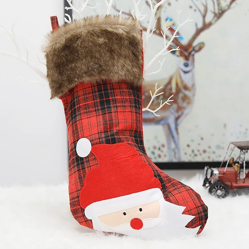 Christmas Decorations Felt Stickers Christmas Socks Gift Candy Bag Christmas Tree Window Pendant 
Christmas Decorations Felt Stickers Christmas Socks Gift Candy Bag Christmas Tree Window Pendant