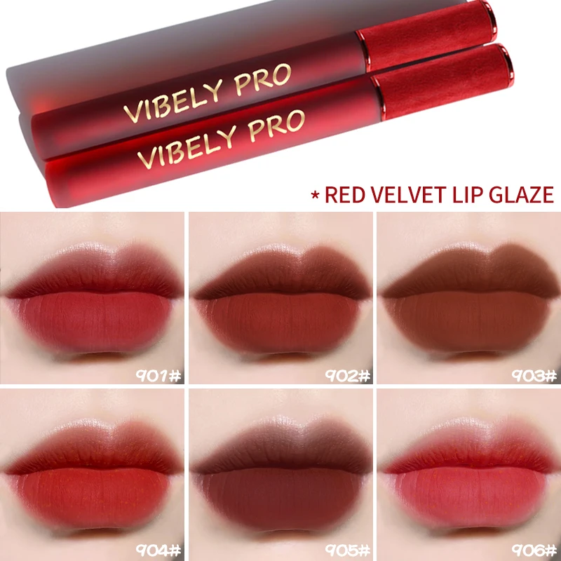 NEW Arrival Matte Red velvet Lip Glaze Waterproof Lasting Not EasyTo Fade Lip Gloss gife Lipstick Makeup Cosmetic TSLM2
NEW Arrival Matte Red velvet Lip Glaze Waterproof Lasting Not EasyTo Fade Lip Gloss gife Lipstick Makeup Cosmetic TSLM2