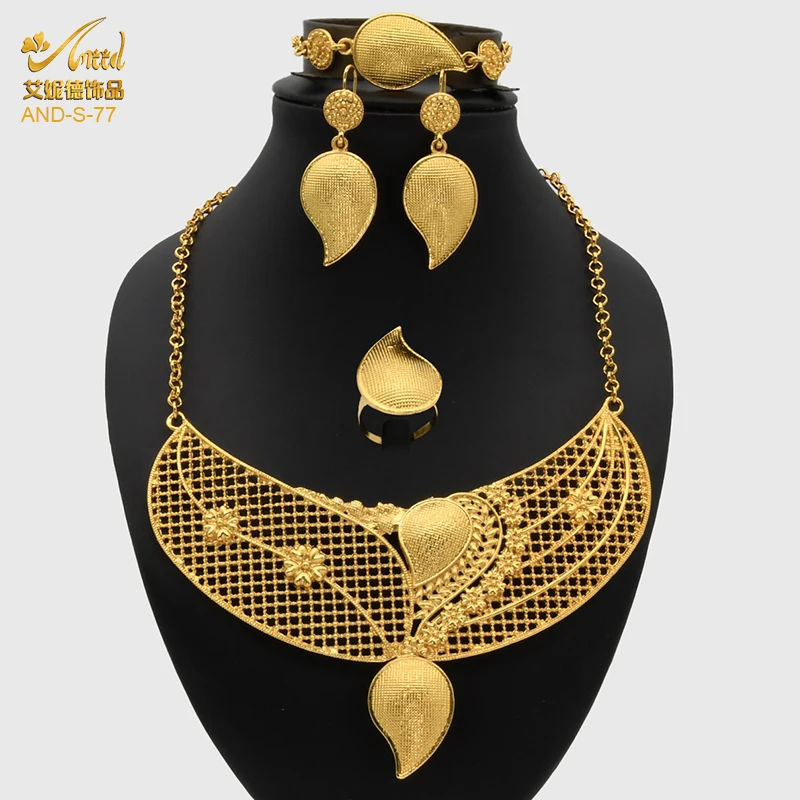 ANIID Jewelery Sets Women Gold Arab Color Earrings Wedding Jewelry Bracelets Accessories 24K Gifts Rings Female Ethiopian Dubai
ANIID Jewelery Sets Women Gold Arab Color Earrings Wedding Jewelry Bracelets Accessories 24K Gifts Rings Female Ethiopian Dubai